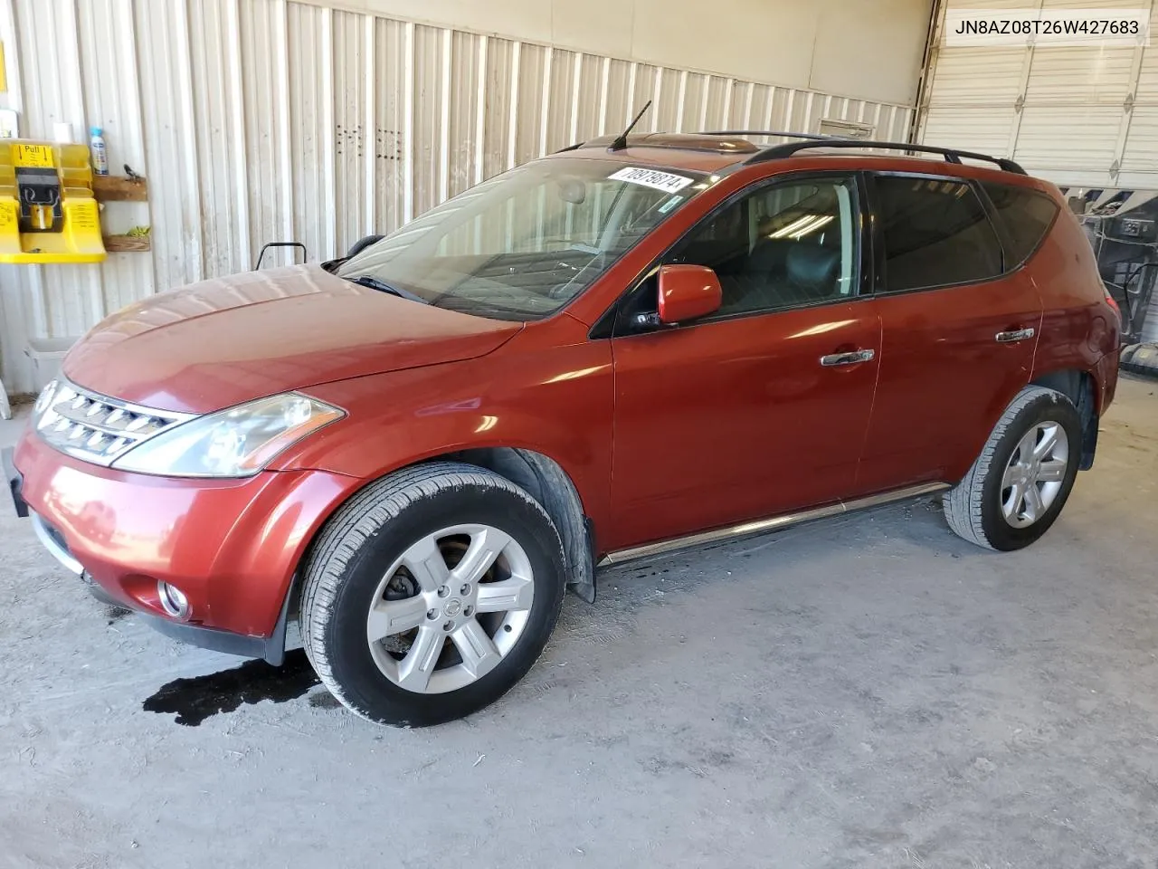 JN8AZ08T26W427683 2006 Nissan Murano Sl