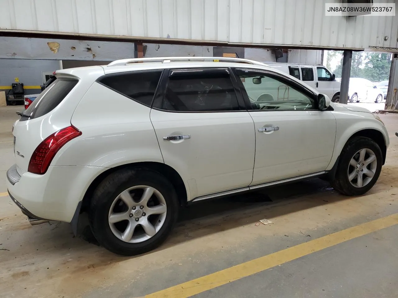 2006 Nissan Murano Sl VIN: JN8AZ08W36W523767 Lot: 71339564