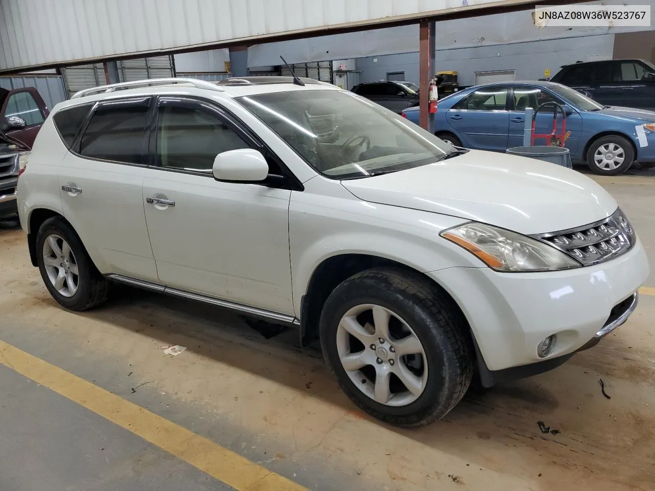 JN8AZ08W36W523767 2006 Nissan Murano Sl