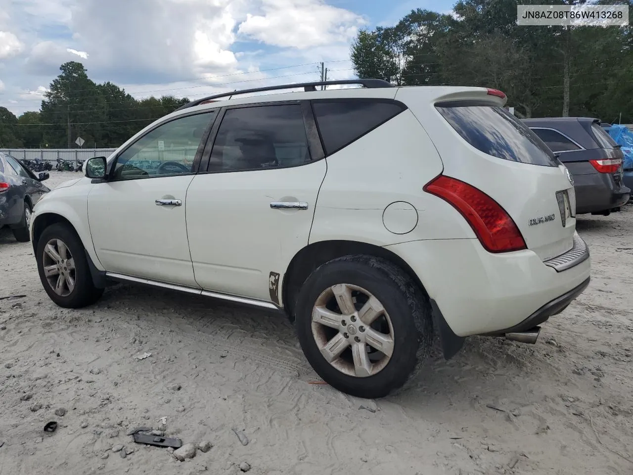 JN8AZ08T86W413268 2006 Nissan Murano Sl