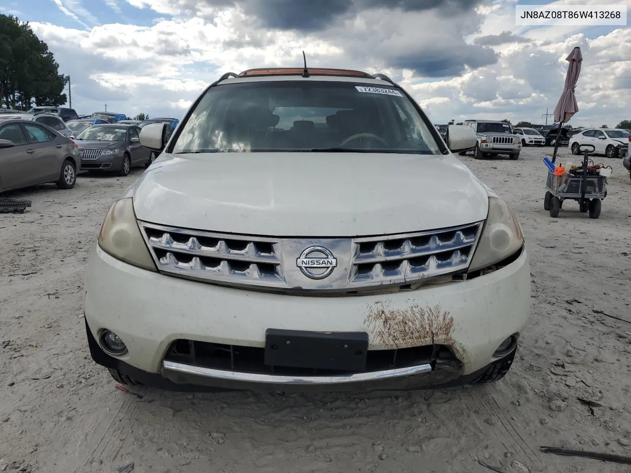 JN8AZ08T86W413268 2006 Nissan Murano Sl