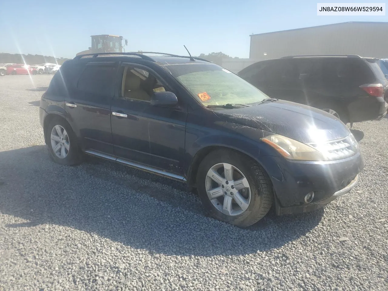 2006 Nissan Murano Sl VIN: JN8AZ08W66W529594 Lot: 74563214