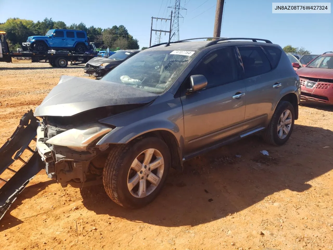 JN8AZ08T76W427324 2006 Nissan Murano Sl