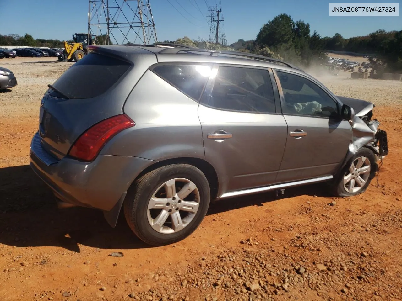 JN8AZ08T76W427324 2006 Nissan Murano Sl