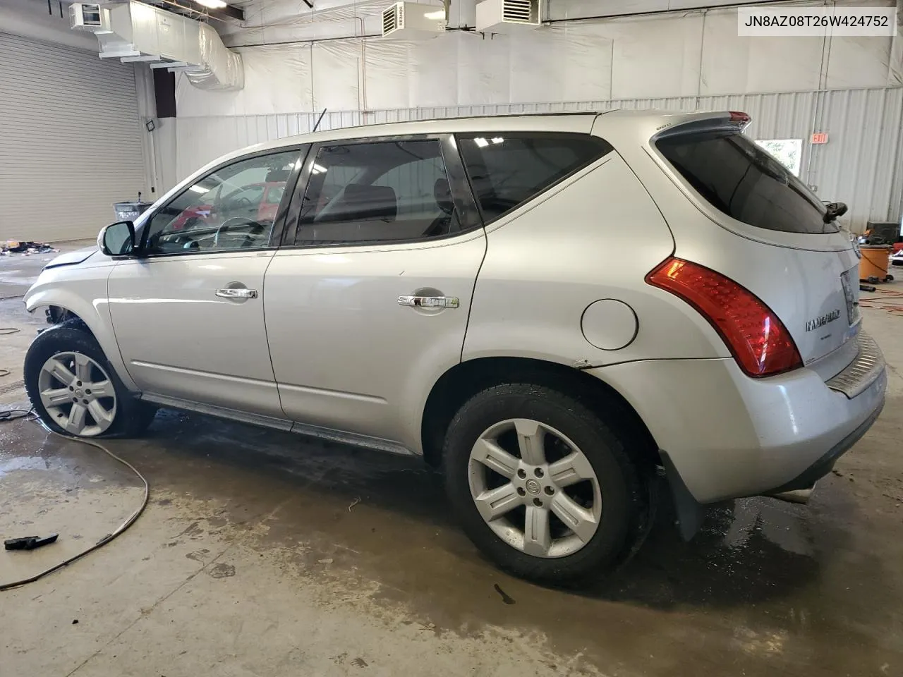 2006 Nissan Murano Sl VIN: JN8AZ08T26W424752 Lot: 76258914