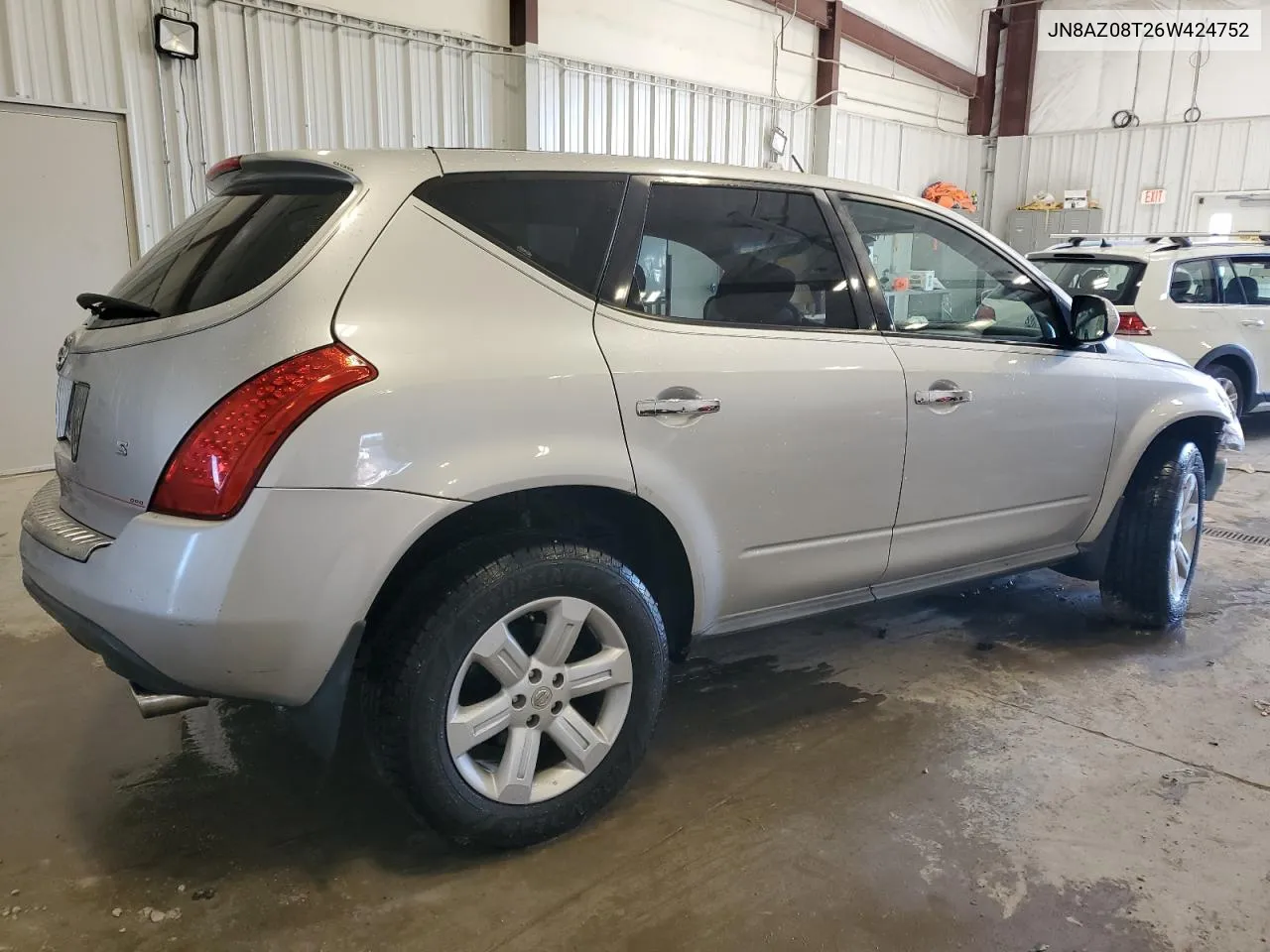 2006 Nissan Murano Sl VIN: JN8AZ08T26W424752 Lot: 76258914