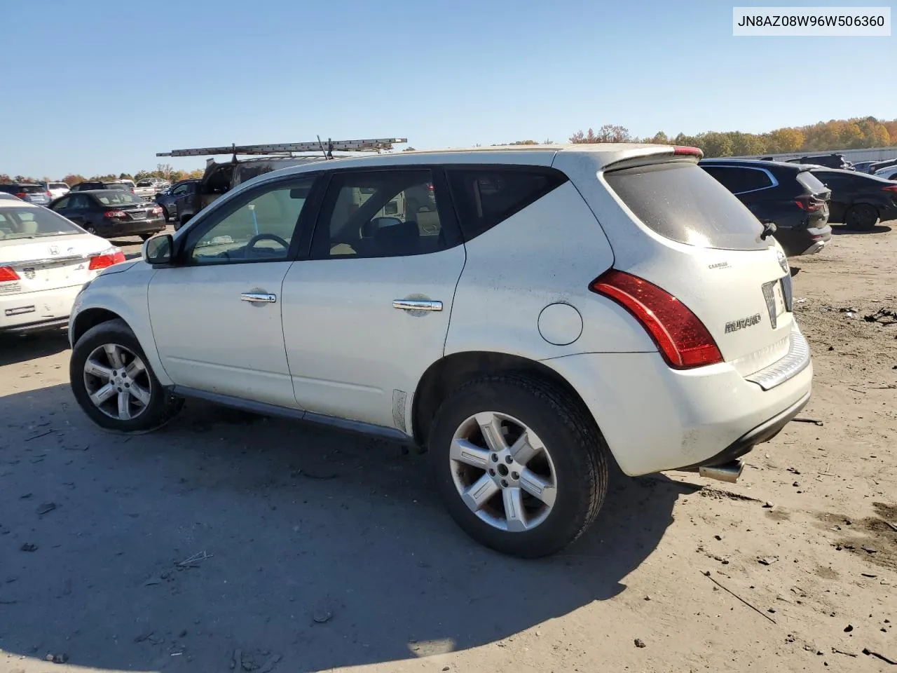 2006 Nissan Murano Sl VIN: JN8AZ08W96W506360 Lot: 77358634