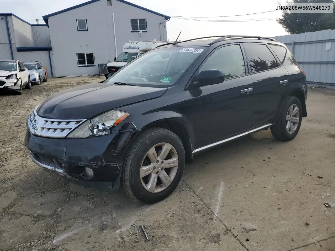 2006 Nissan Murano Sl VIN: JN8AZ08W56W548279 Lot: 77530054