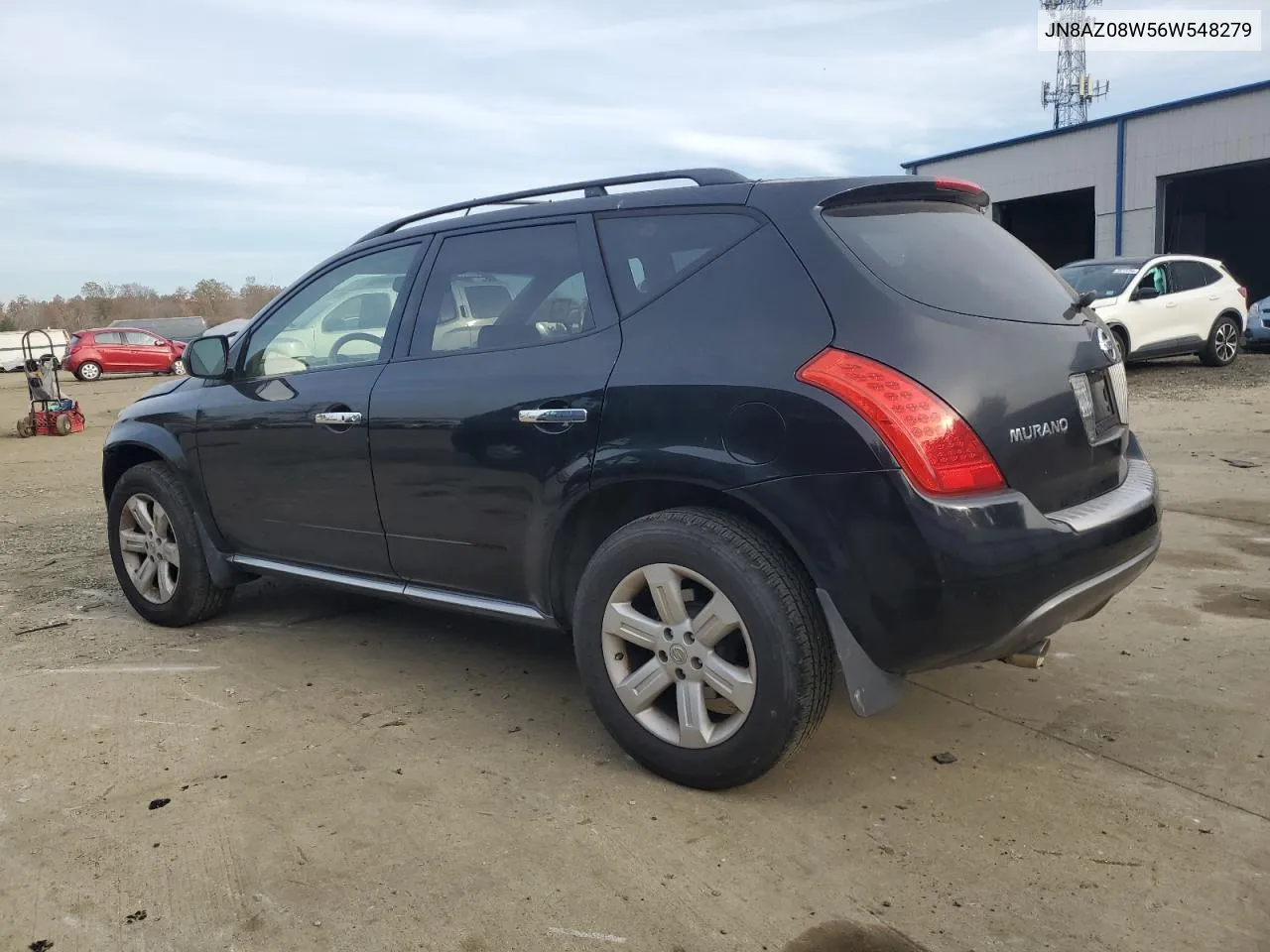 2006 Nissan Murano Sl VIN: JN8AZ08W56W548279 Lot: 77530054