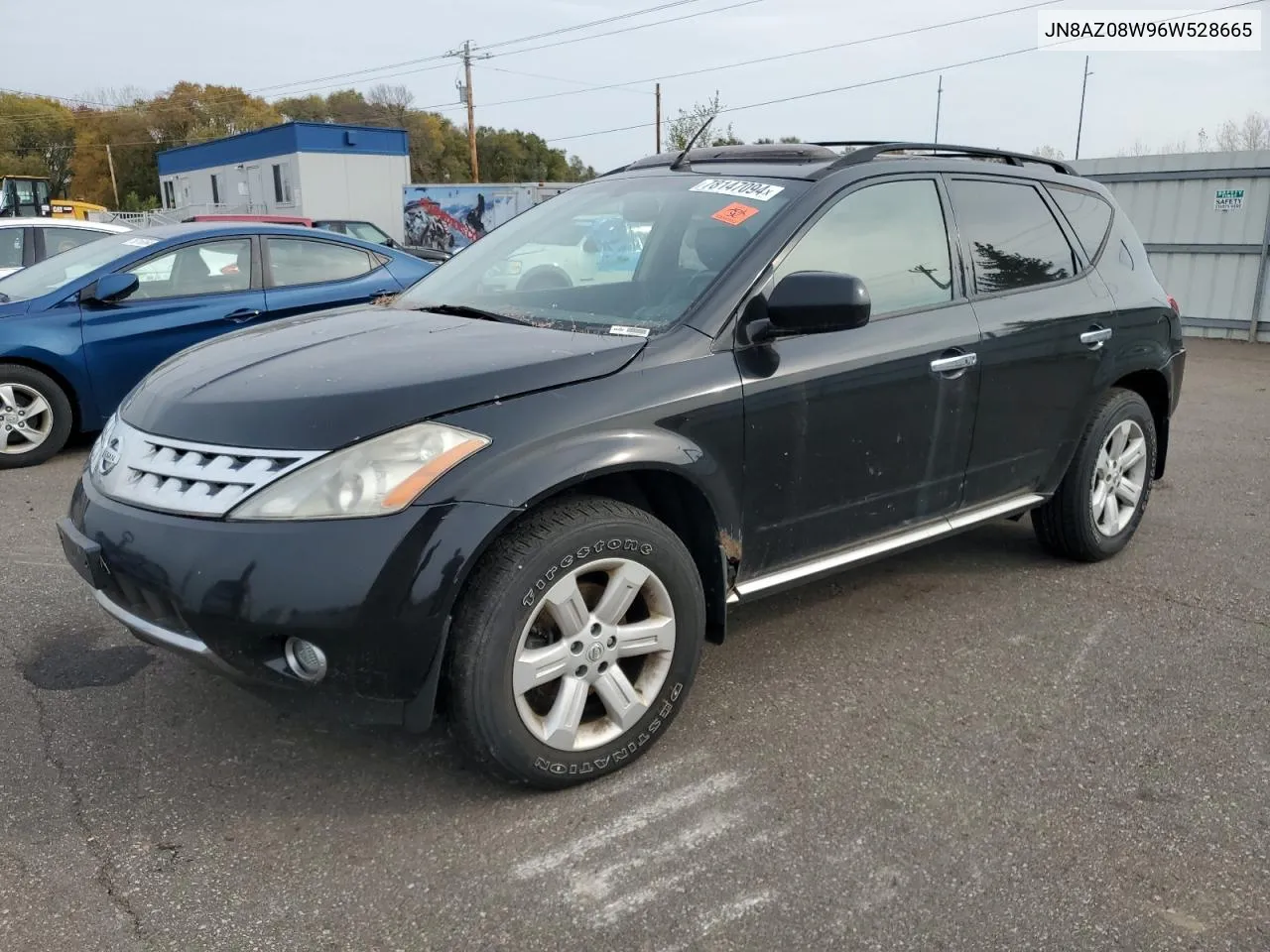 2006 Nissan Murano Sl VIN: JN8AZ08W96W528665 Lot: 78147094