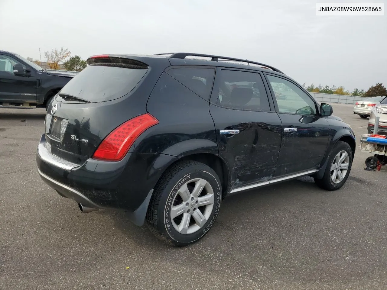 2006 Nissan Murano Sl VIN: JN8AZ08W96W528665 Lot: 78147094