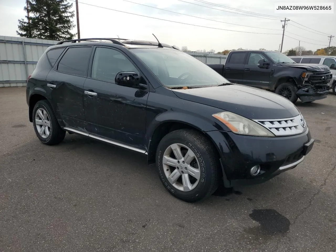 2006 Nissan Murano Sl VIN: JN8AZ08W96W528665 Lot: 78147094