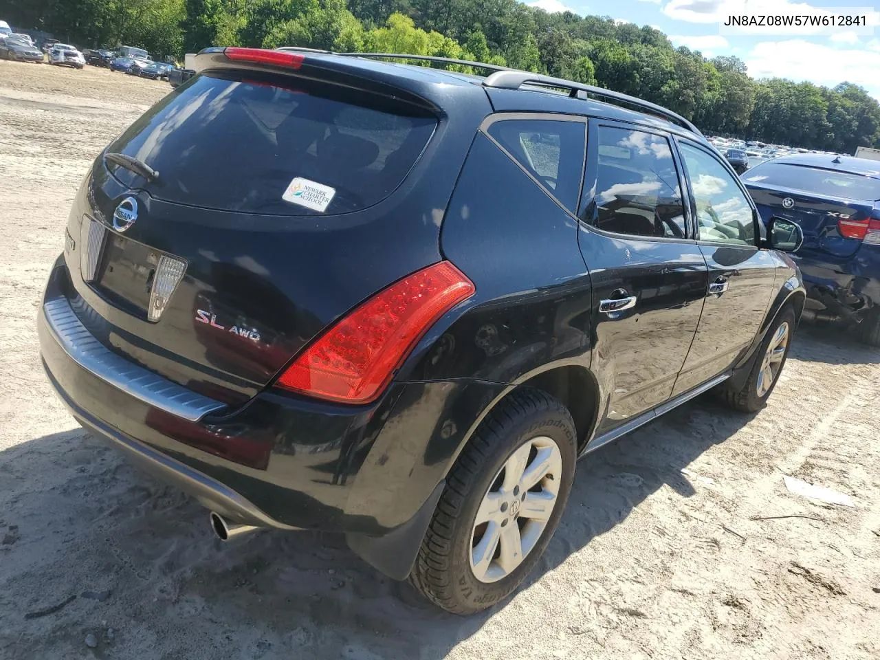 JN8AZ08W57W612841 2007 Nissan Murano Sl