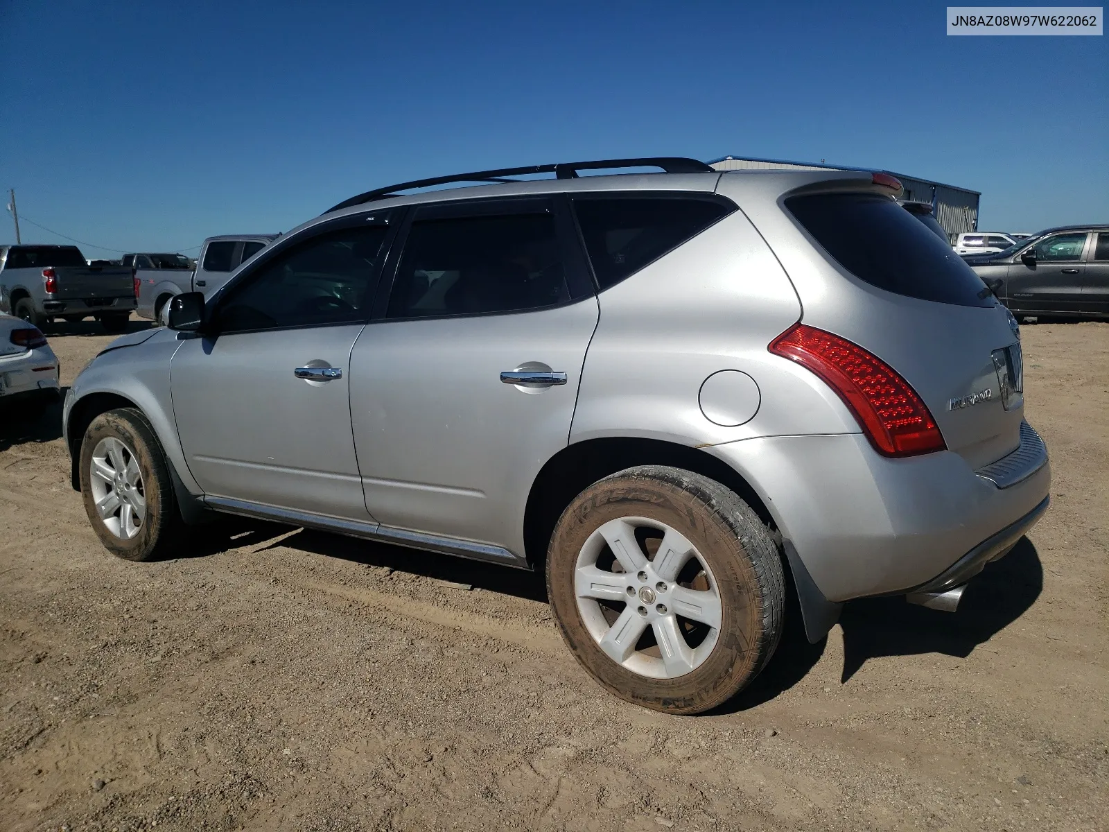 2007 Nissan Murano Sl VIN: JN8AZ08W97W622062 Lot: 61465594