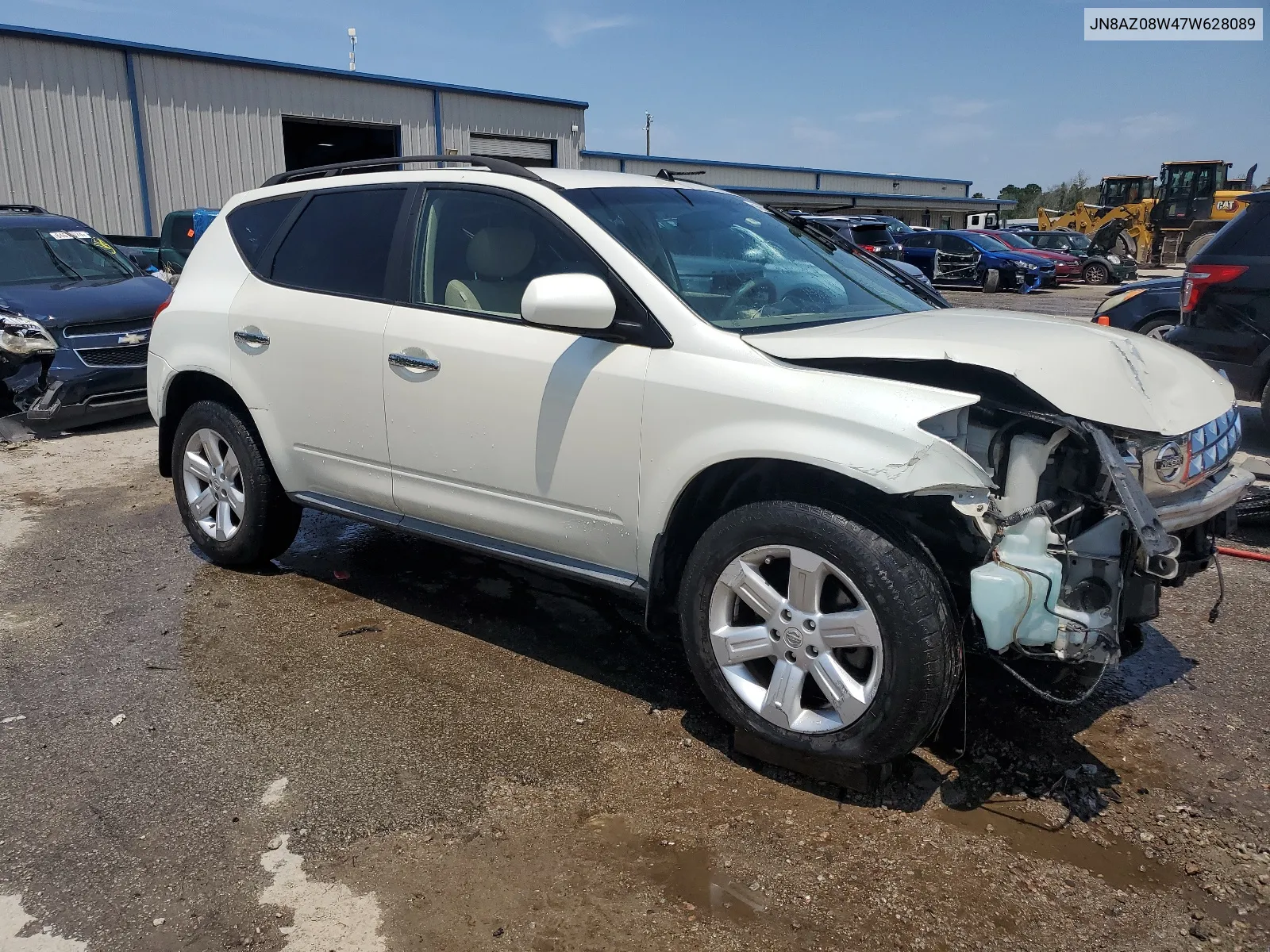 2007 Nissan Murano Sl VIN: JN8AZ08W47W628089 Lot: 65246124