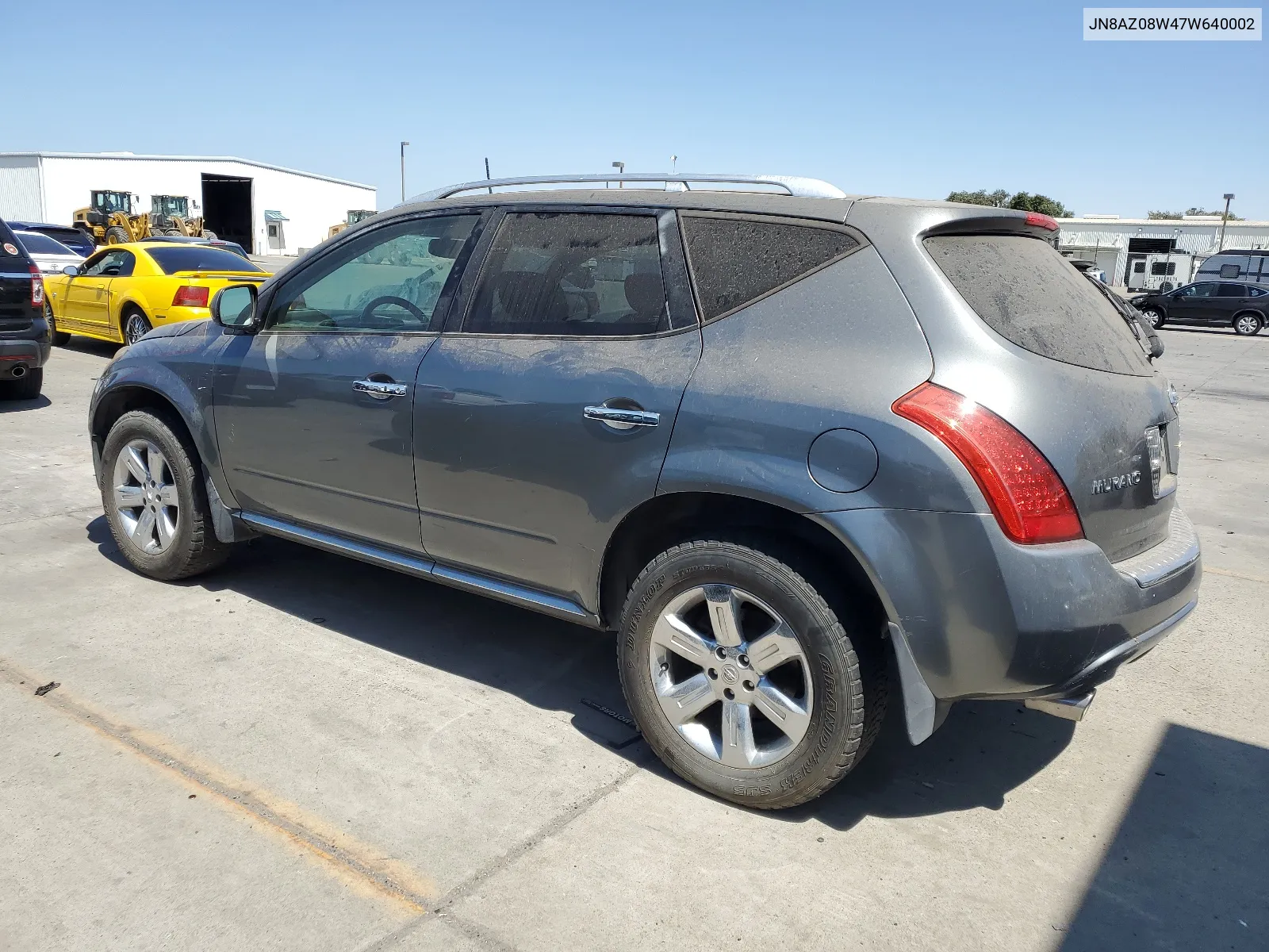 2007 Nissan Murano Sl VIN: JN8AZ08W47W640002 Lot: 65936704