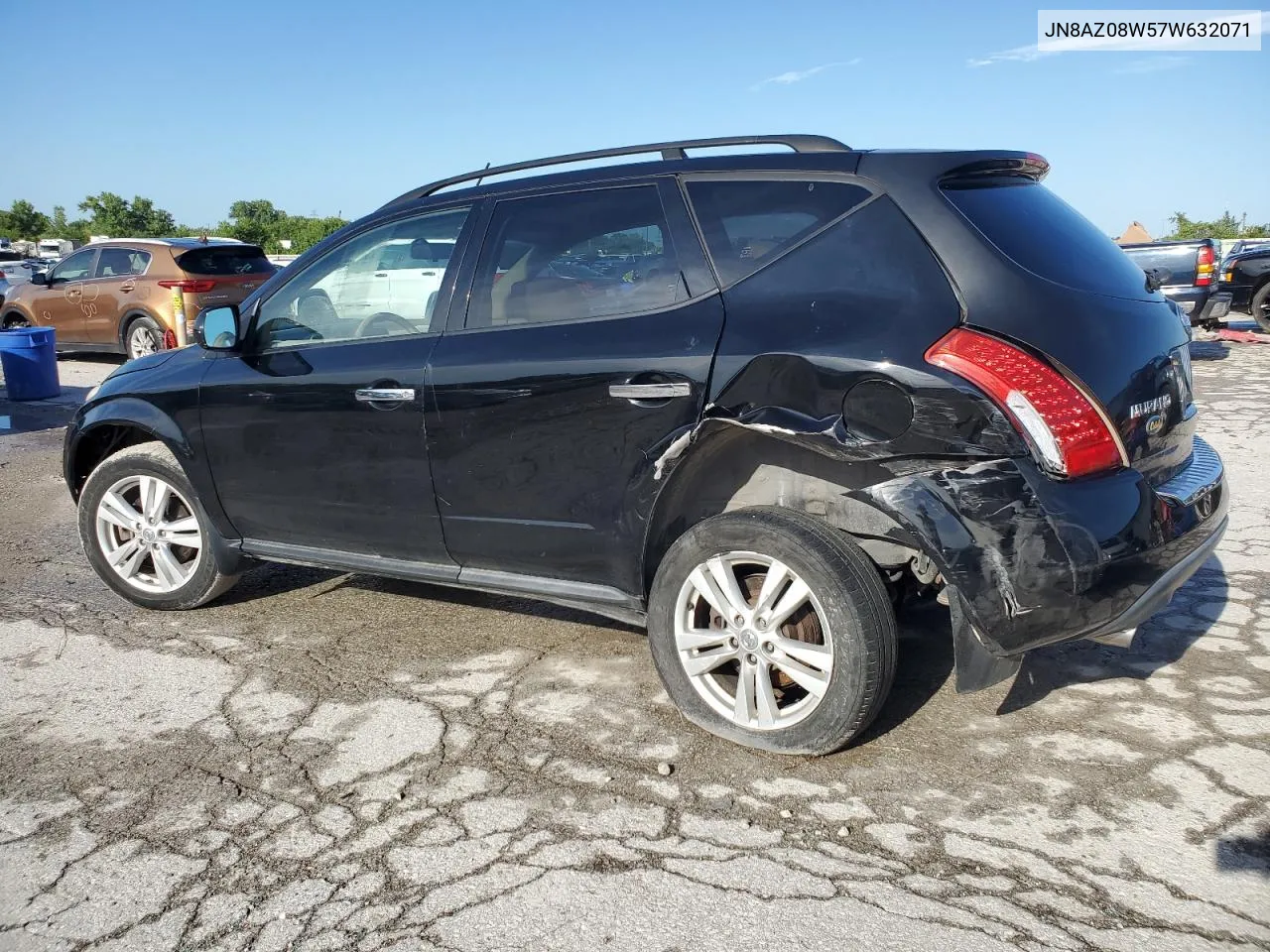 2007 Nissan Murano Sl VIN: JN8AZ08W57W632071 Lot: 67121294