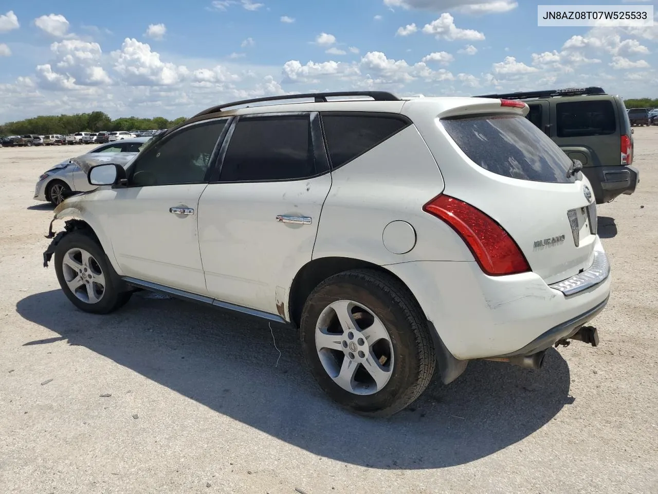 JN8AZ08T07W525533 2007 Nissan Murano Sl