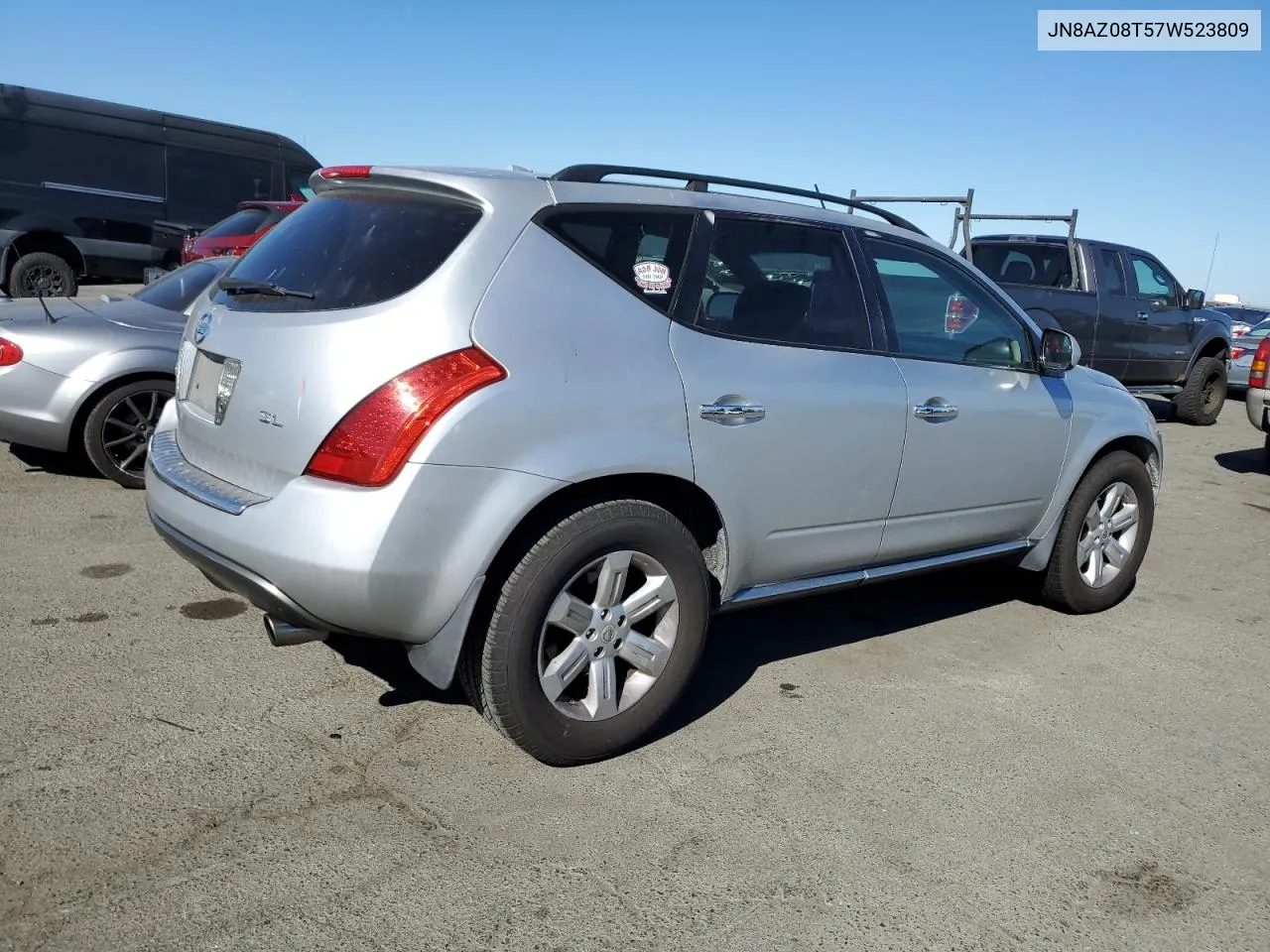 JN8AZ08T57W523809 2007 Nissan Murano Sl