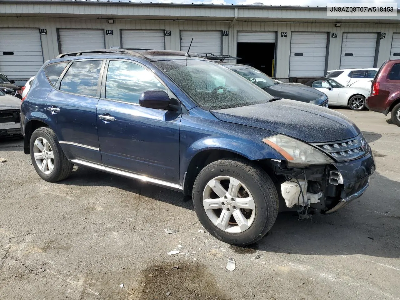 2007 Nissan Murano Sl VIN: JN8AZ08T07W518453 Lot: 71842954