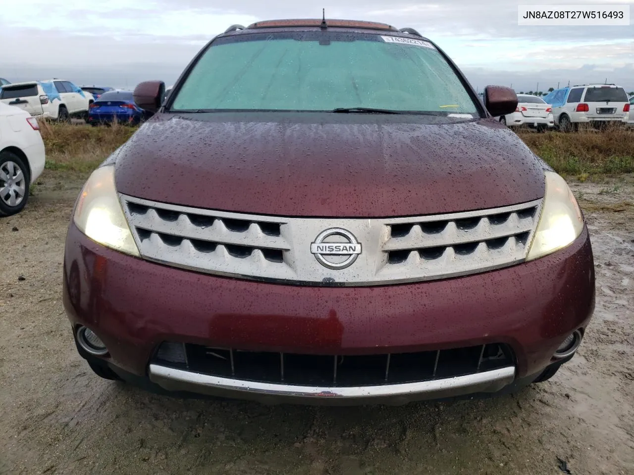 JN8AZ08T27W516493 2007 Nissan Murano Sl