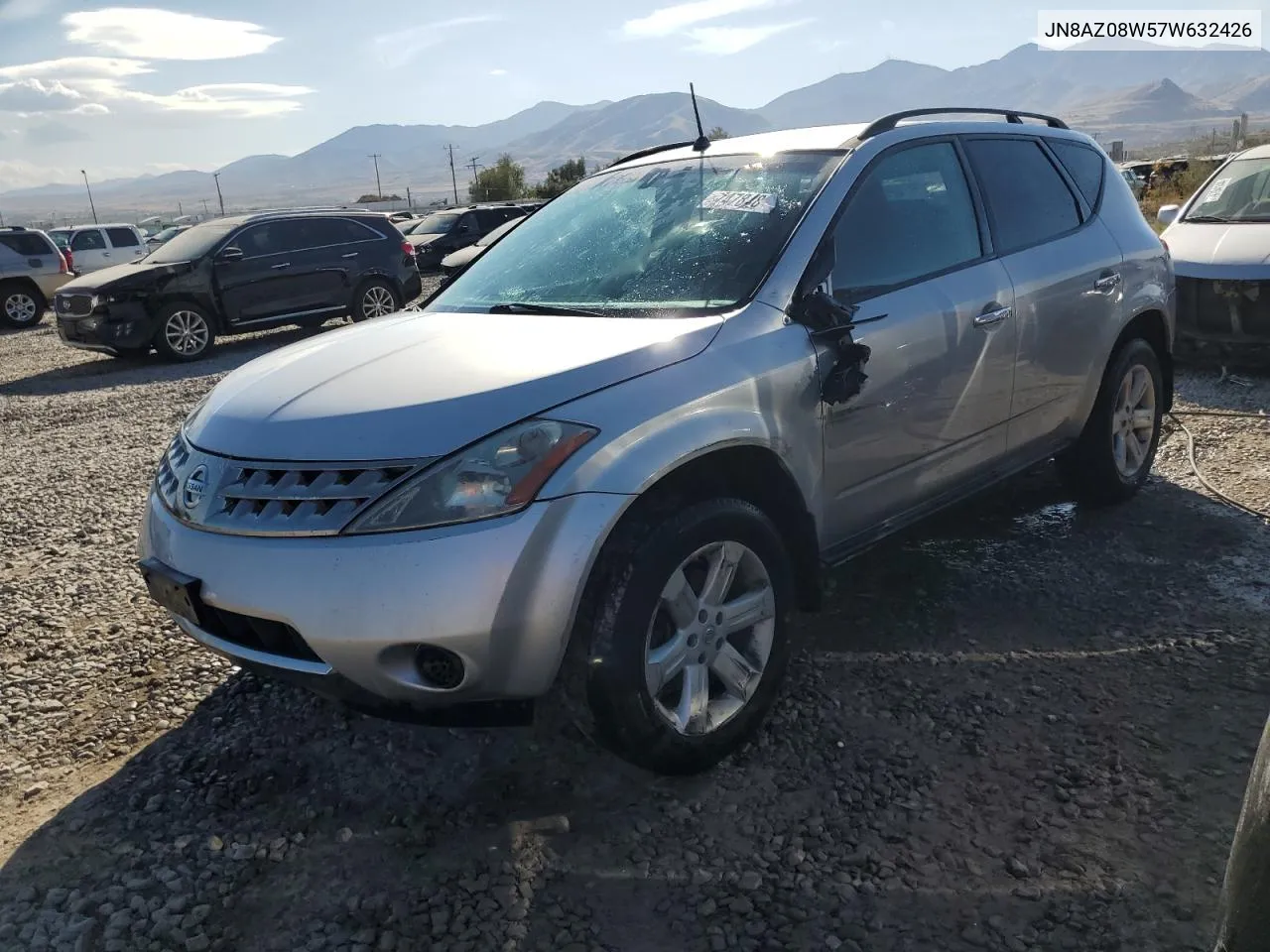 2007 Nissan Murano Sl VIN: JN8AZ08W57W632426 Lot: 74784814