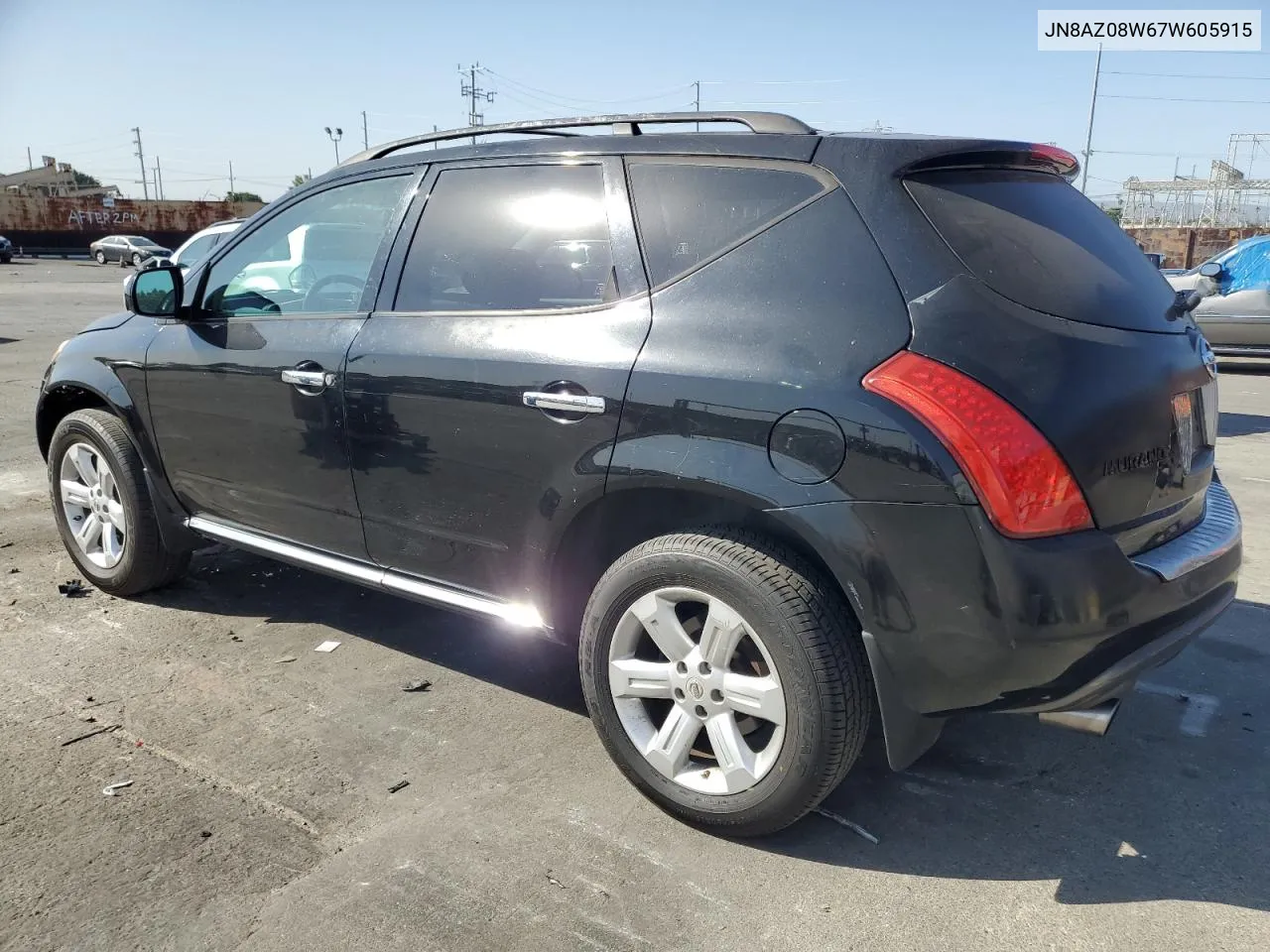 2007 Nissan Murano Sl VIN: JN8AZ08W67W605915 Lot: 76547184