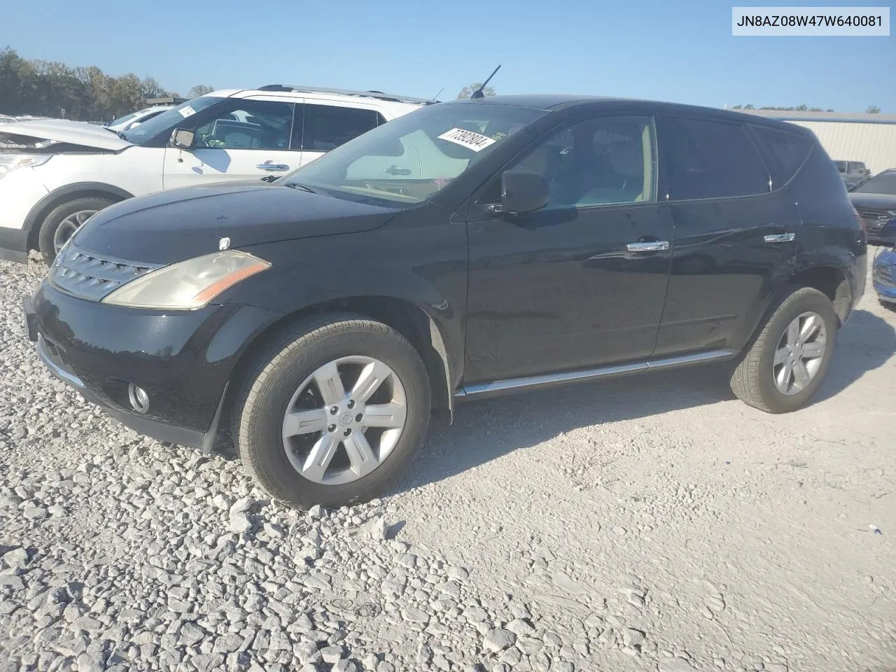 2007 Nissan Murano Sl VIN: JN8AZ08W47W640081 Lot: 77392804