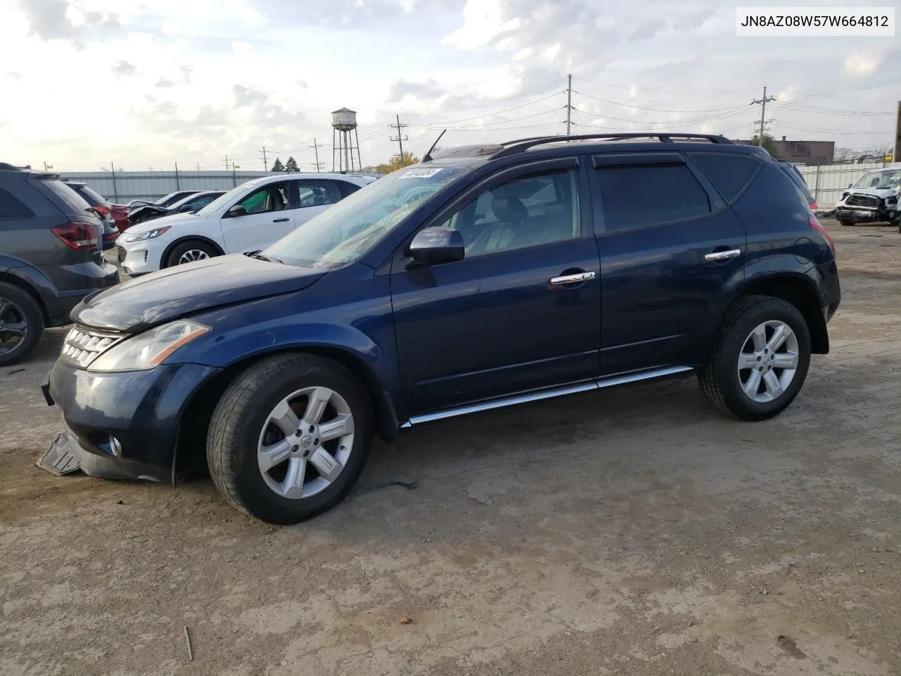 2007 Nissan Murano Sl VIN: JN8AZ08W57W664812 Lot: 78043254