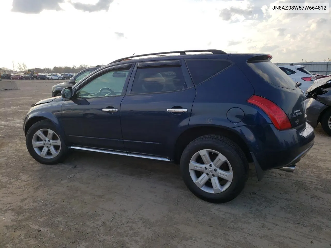 2007 Nissan Murano Sl VIN: JN8AZ08W57W664812 Lot: 78043254