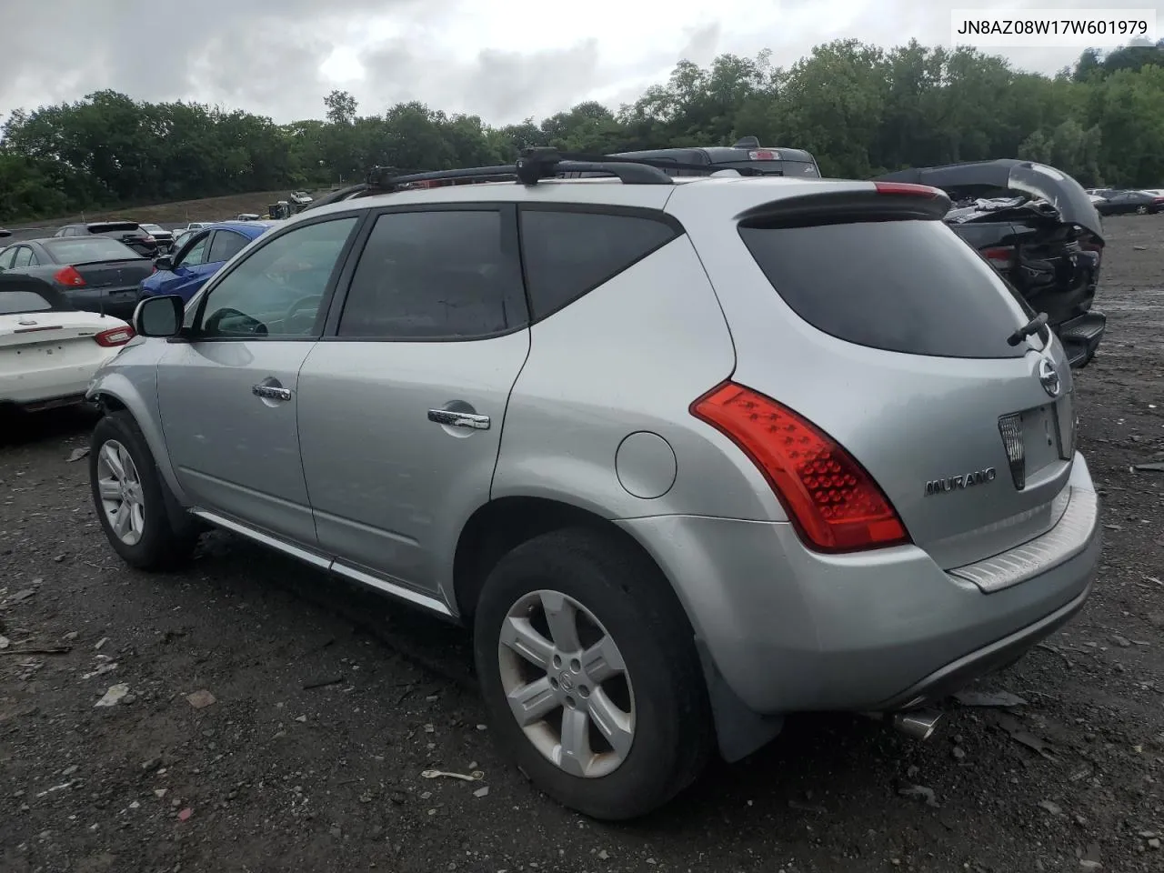 2007 Nissan Murano Sl VIN: JN8AZ08W17W601979 Lot: 78601534