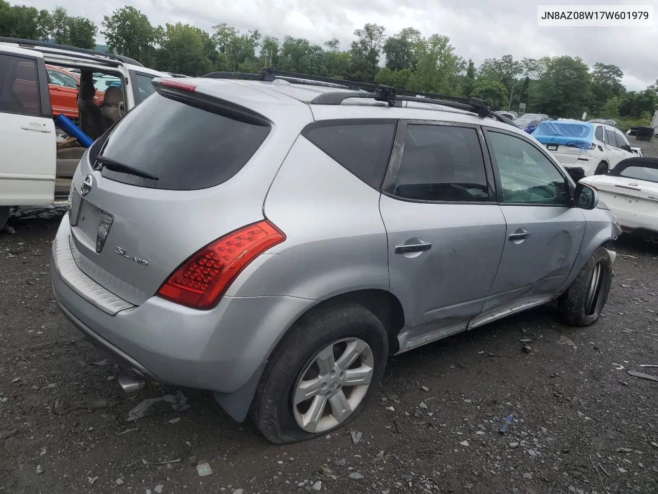 2007 Nissan Murano Sl VIN: JN8AZ08W17W601979 Lot: 78601534