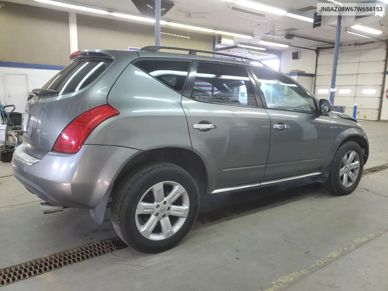 2007 Nissan Murano Sl VIN: JN8AZ08W67W656153 Lot: 79902204