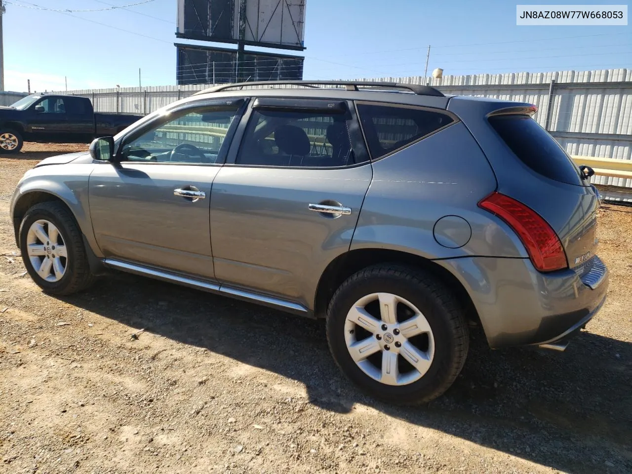 2007 Nissan Murano Sl VIN: JN8AZ08W77W668053 Lot: 80187674