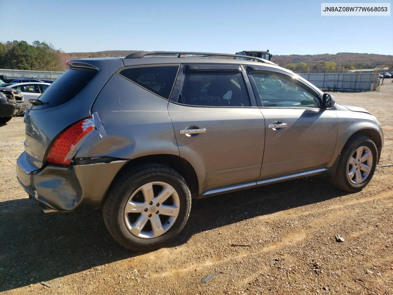 2007 Nissan Murano Sl VIN: JN8AZ08W77W668053 Lot: 80187674