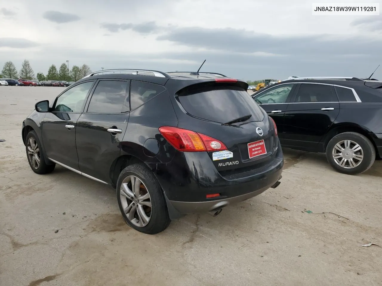 2009 Nissan Murano S VIN: JN8AZ18W39W119281 Lot: 51001684