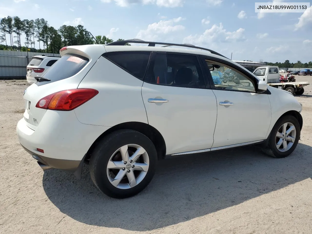 2009 Nissan Murano S VIN: JN8AZ18U99W001153 Lot: 54687814