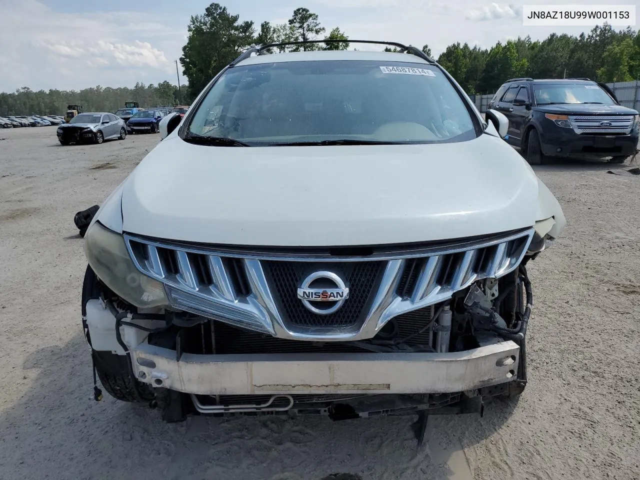 2009 Nissan Murano S VIN: JN8AZ18U99W001153 Lot: 54687814