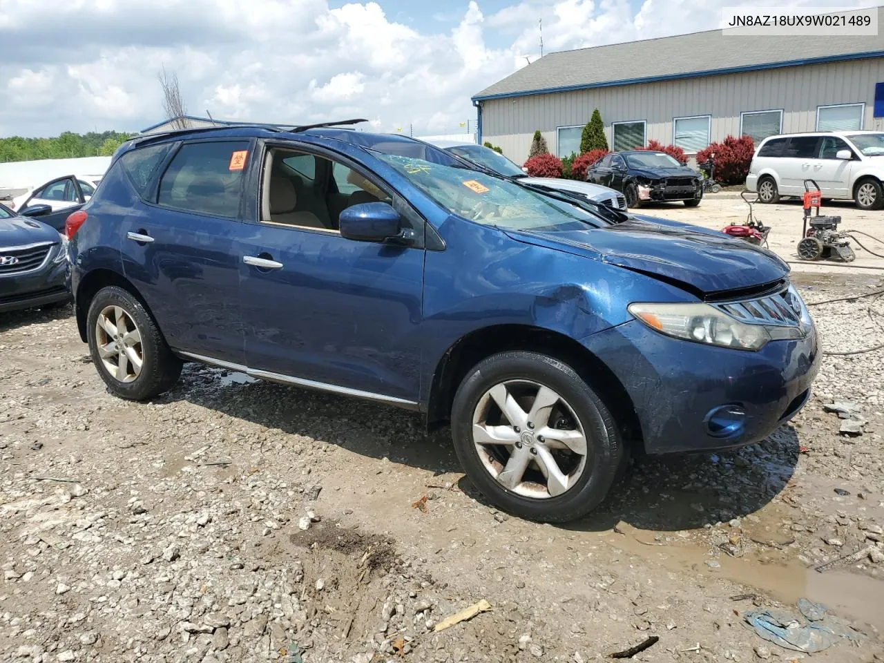 JN8AZ18UX9W021489 2009 Nissan Murano S