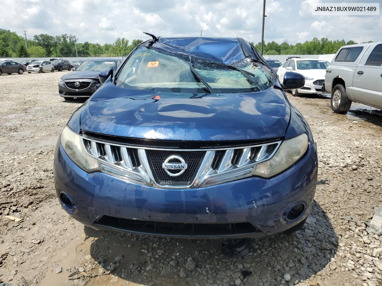 2009 Nissan Murano S VIN: JN8AZ18UX9W021489 Lot: 55178734