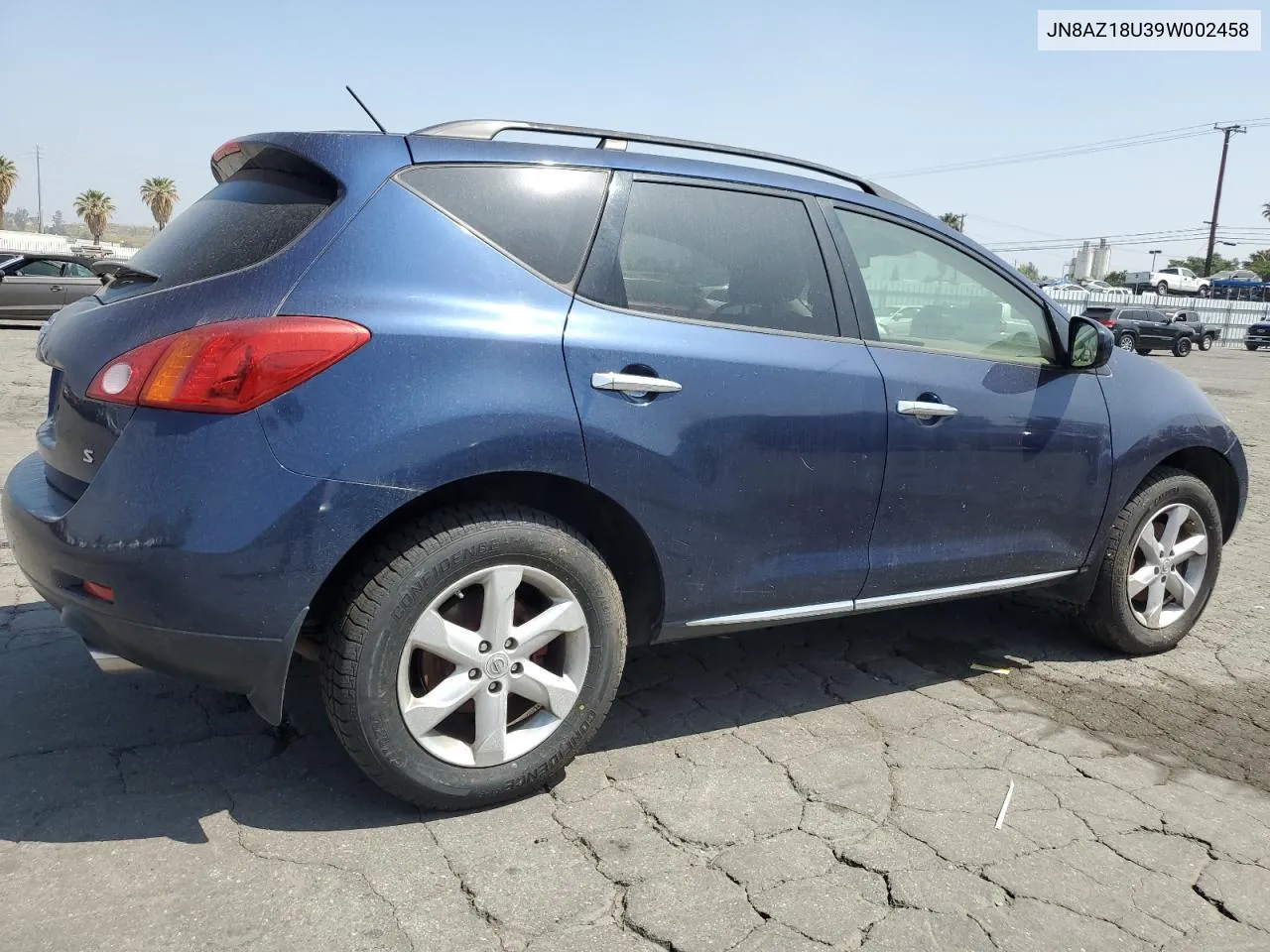 2009 Nissan Murano S VIN: JN8AZ18U39W002458 Lot: 56723904