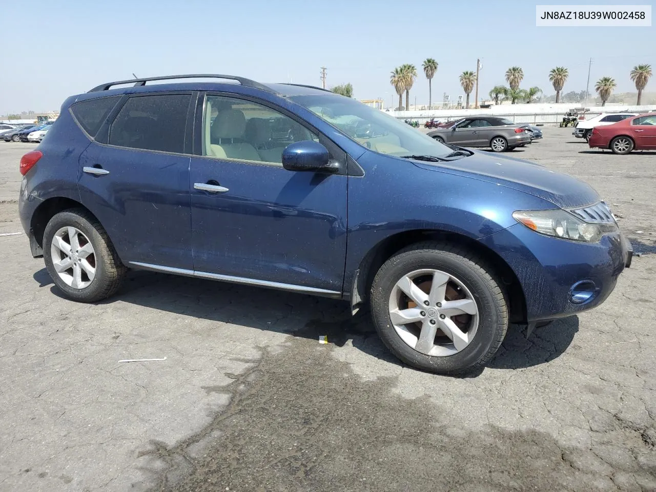 2009 Nissan Murano S VIN: JN8AZ18U39W002458 Lot: 56723904