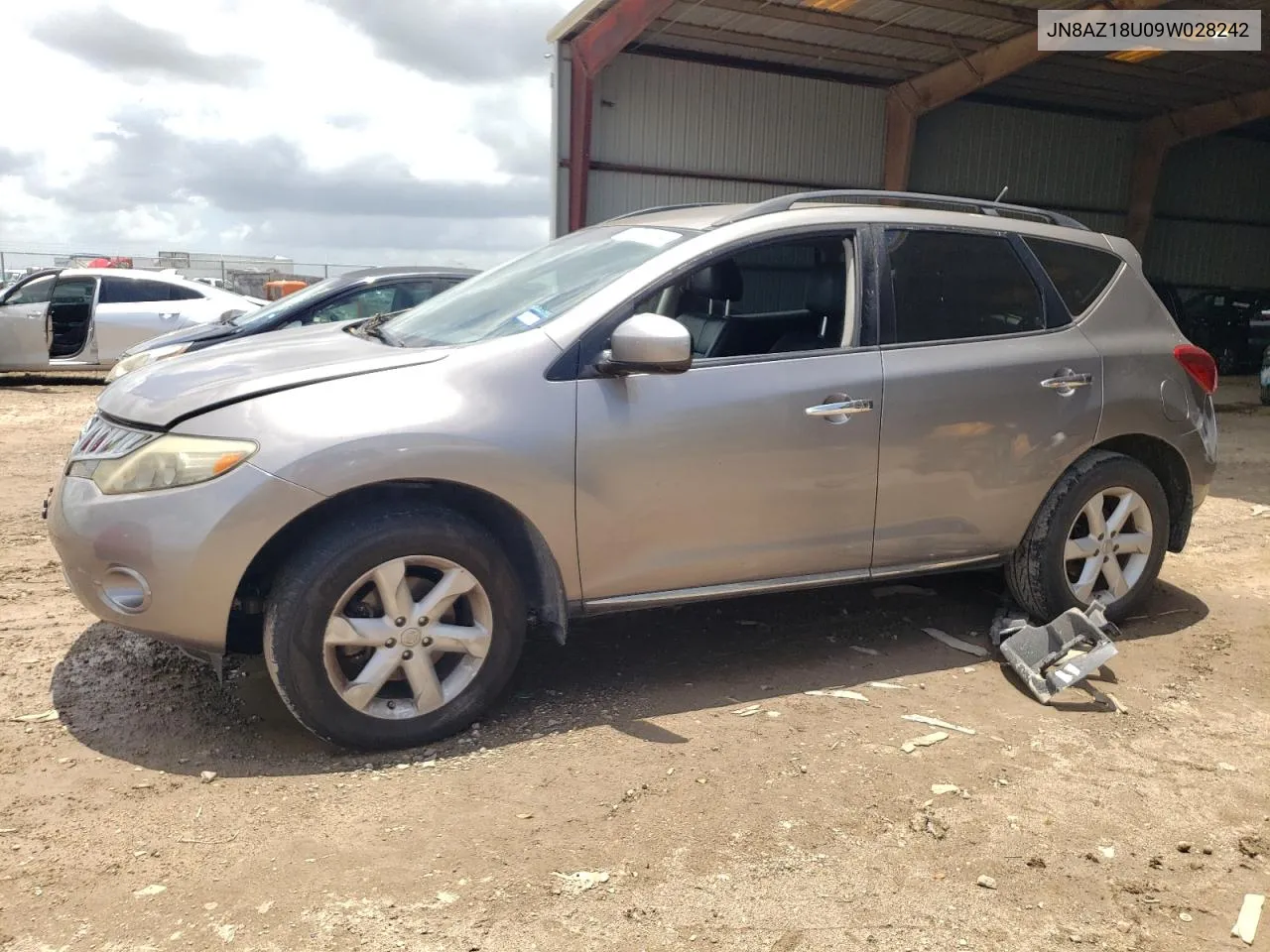 2009 Nissan Murano S VIN: JN8AZ18U09W028242 Lot: 60044554