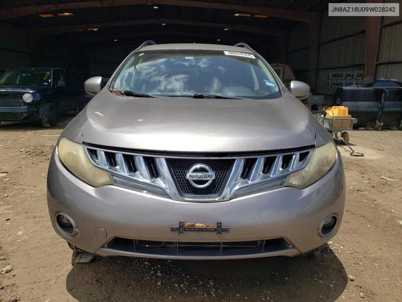 2009 Nissan Murano S VIN: JN8AZ18U09W028242 Lot: 60044554