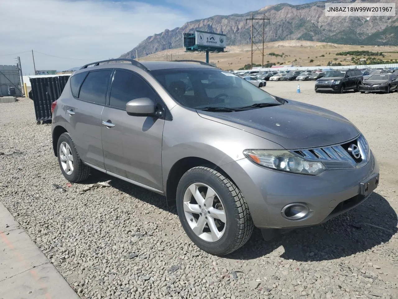 2009 Nissan Murano S VIN: JN8AZ18W99W201967 Lot: 60261114