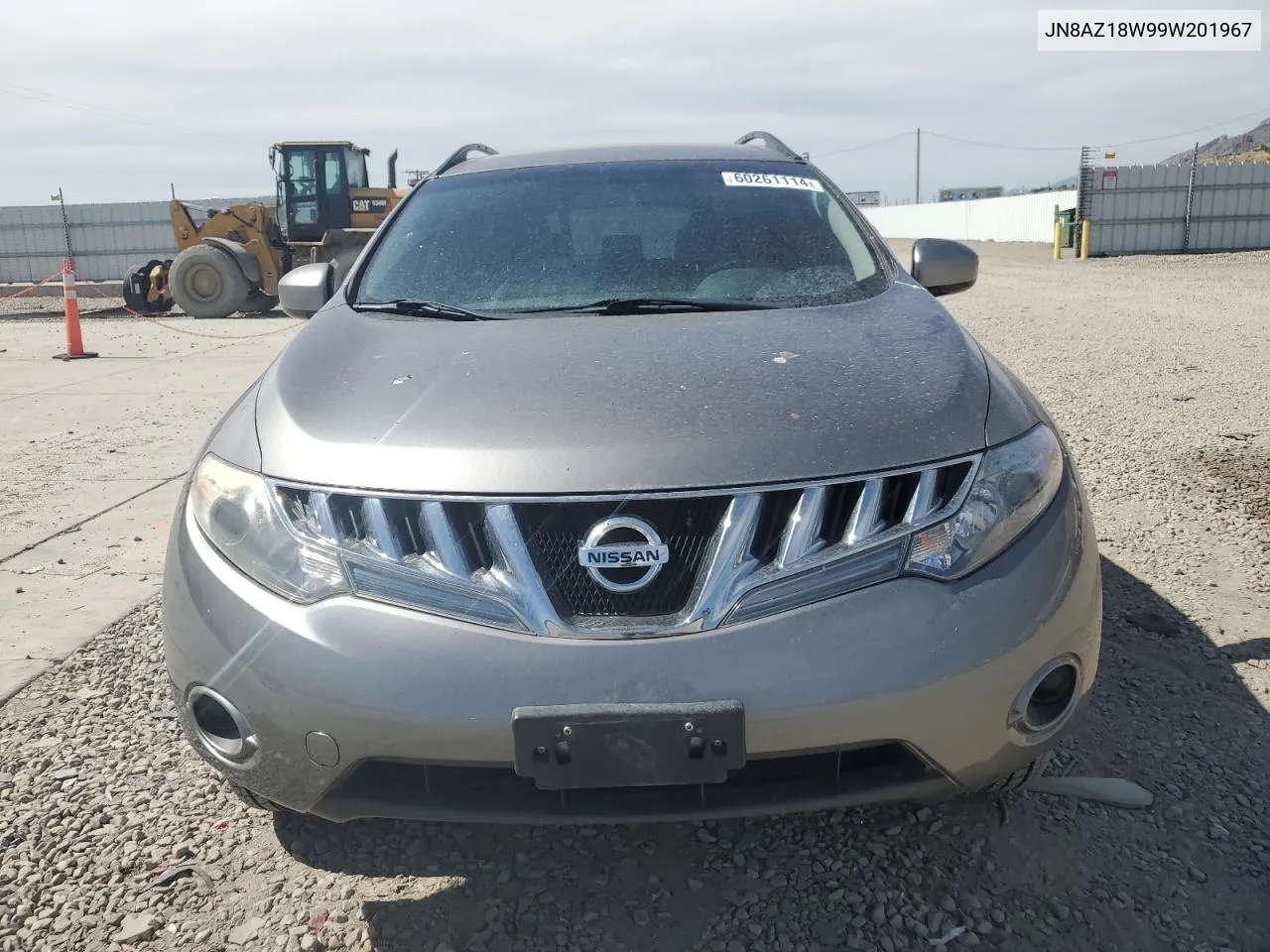 2009 Nissan Murano S VIN: JN8AZ18W99W201967 Lot: 60261114