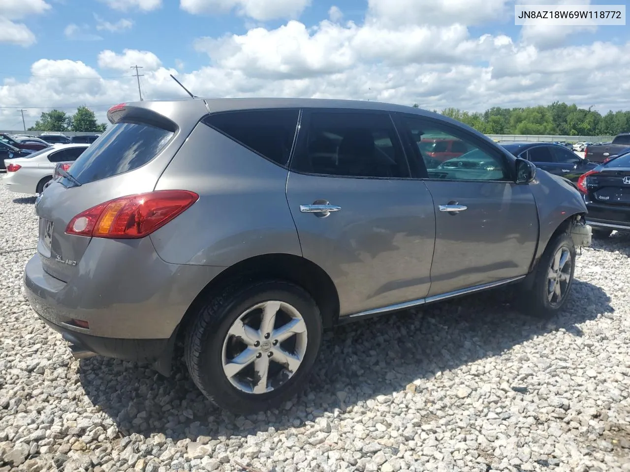 JN8AZ18W69W118772 2009 Nissan Murano S