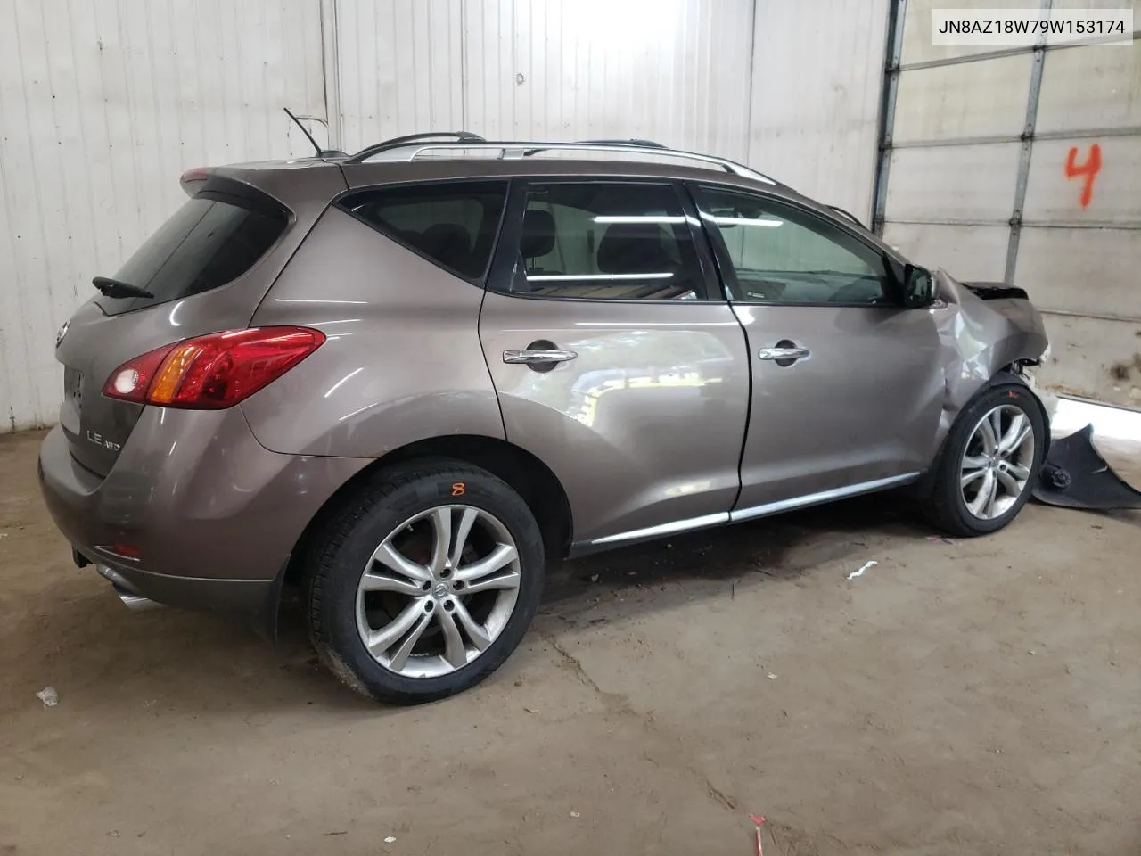 2009 Nissan Murano S VIN: JN8AZ18W79W153174 Lot: 62346094