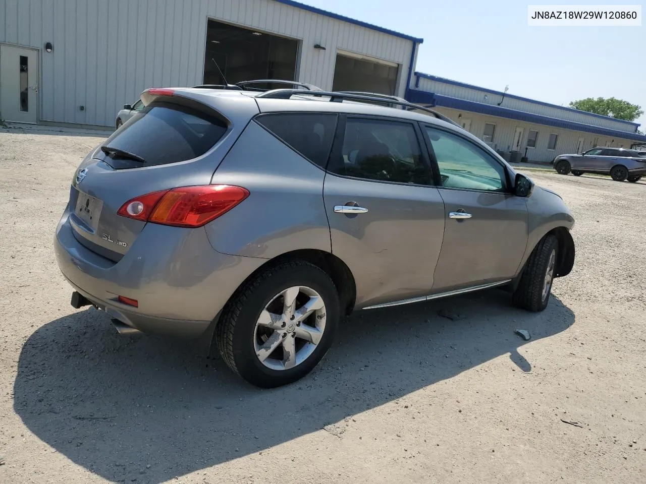 2009 Nissan Murano S VIN: JN8AZ18W29W120860 Lot: 62857124