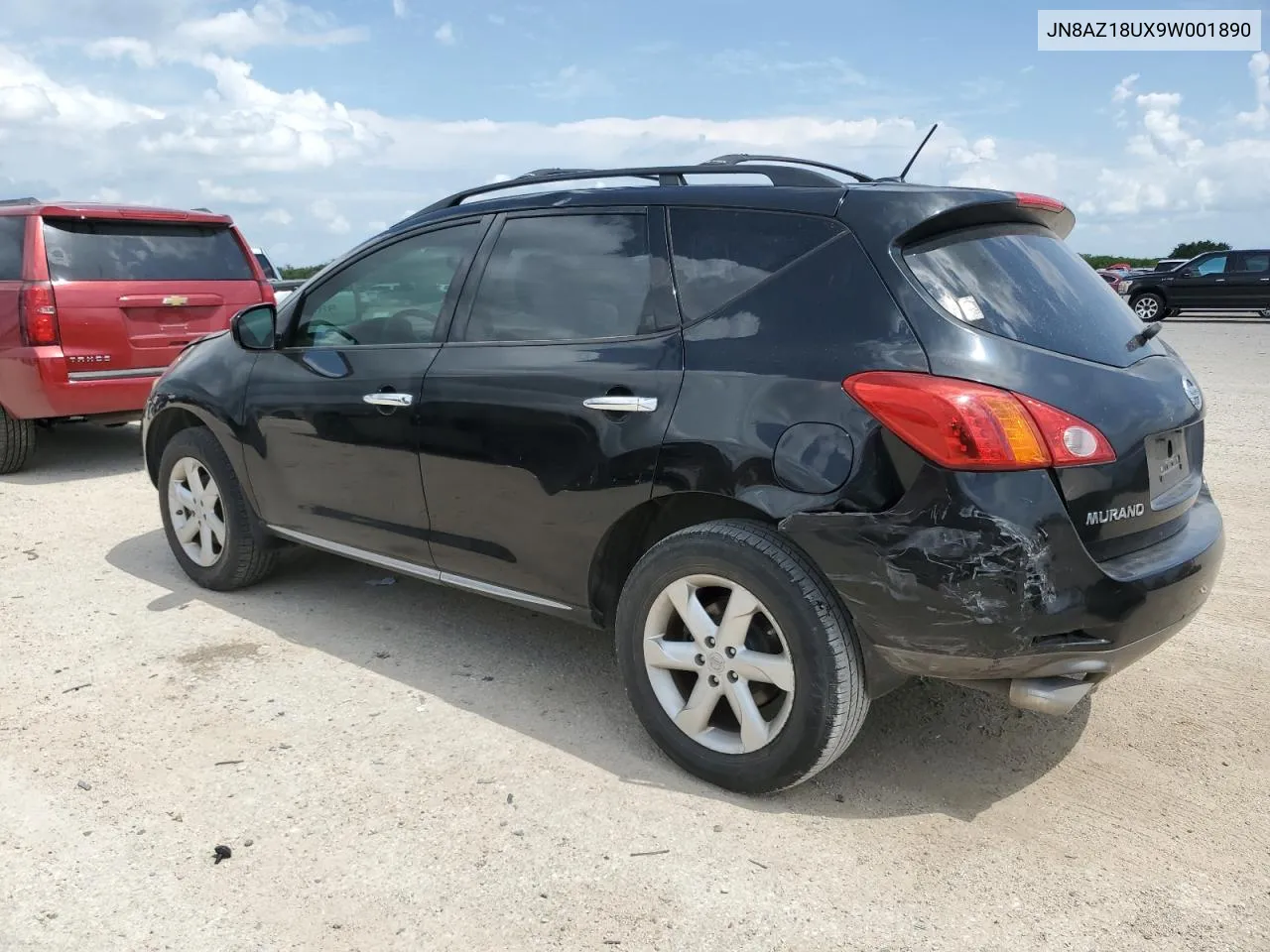 2009 Nissan Murano S VIN: JN8AZ18UX9W001890 Lot: 64511864